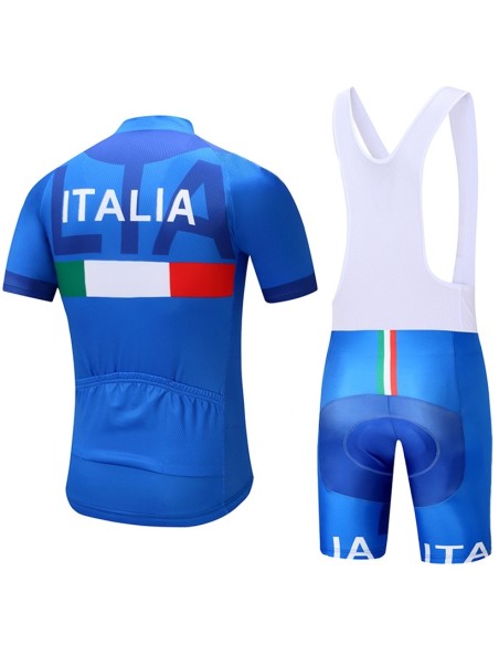 Conjunto de ciclismo de verano con tirantes Italia a buen precio