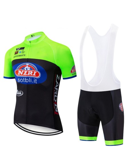 Ropa de ciclismo de verano con tirantes Italia Neri, comodidad y estilo para tus pedaleos