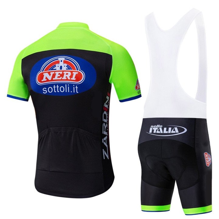Ropa de ciclismo de verano con tirantes Italia Neri, comodidad y estilo para tus pedaleos