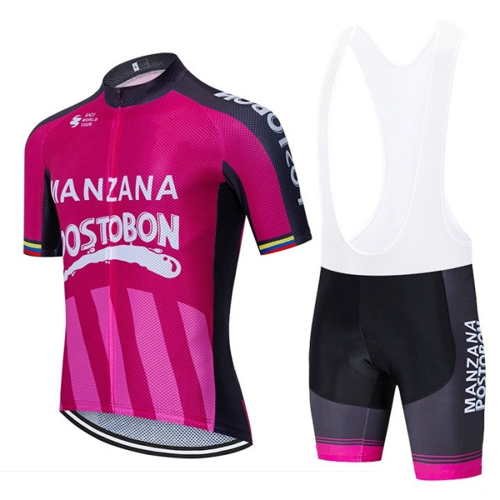 Ropa de ciclismo de verano con tirantes MANZANA Postobon a buen precio