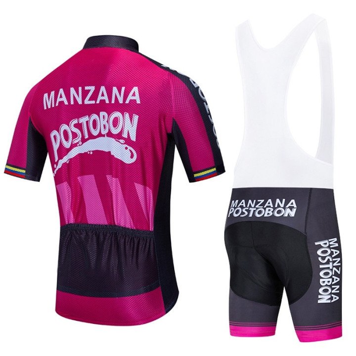 Ropa de ciclismo de verano con tirantes MANZANA Postobon a buen precio
