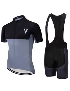 Ropa de ciclismo de verano con tirantes V para pedalear cómodo y fresco