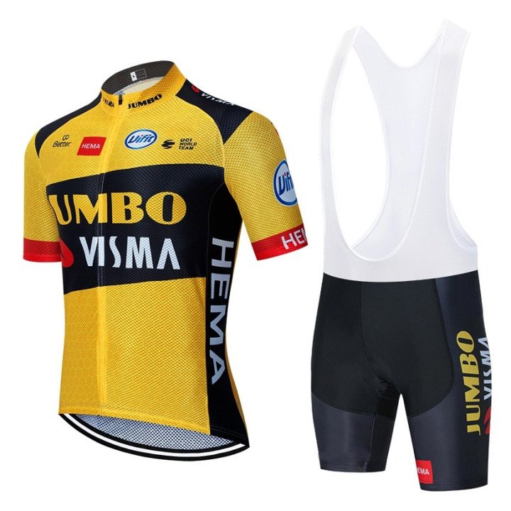 Ropa de ciclismo de verano JUMBO VISMA para estar cómodo y fresco