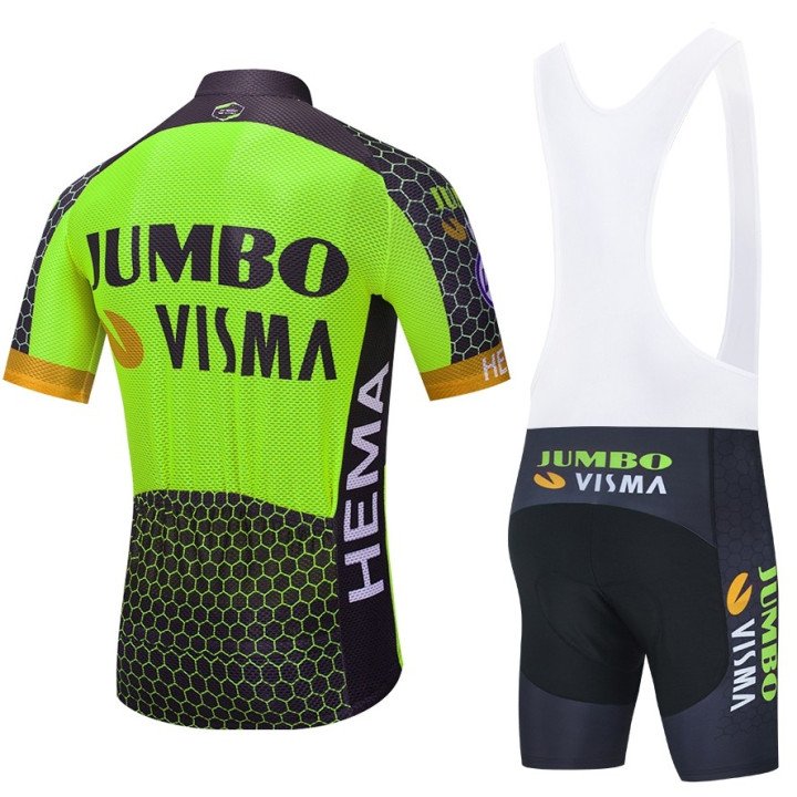 Ropa de ciclismo de verano JUMBO VISMA, confort y estilo para tus pedaleadas
