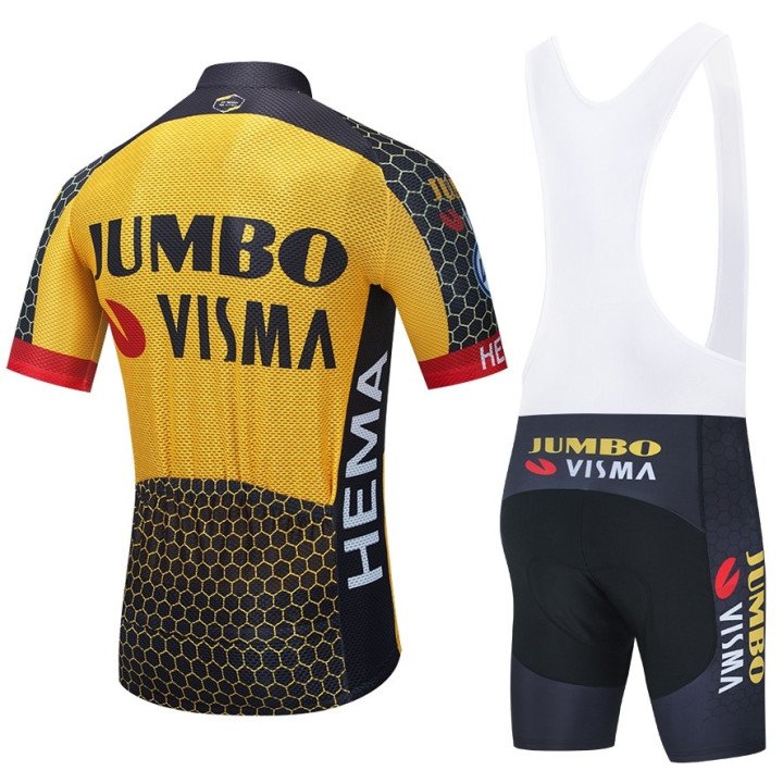 Ropa de ciclismo de verano JUMBO VISMA para disfrutar del pedaleo cómodamente