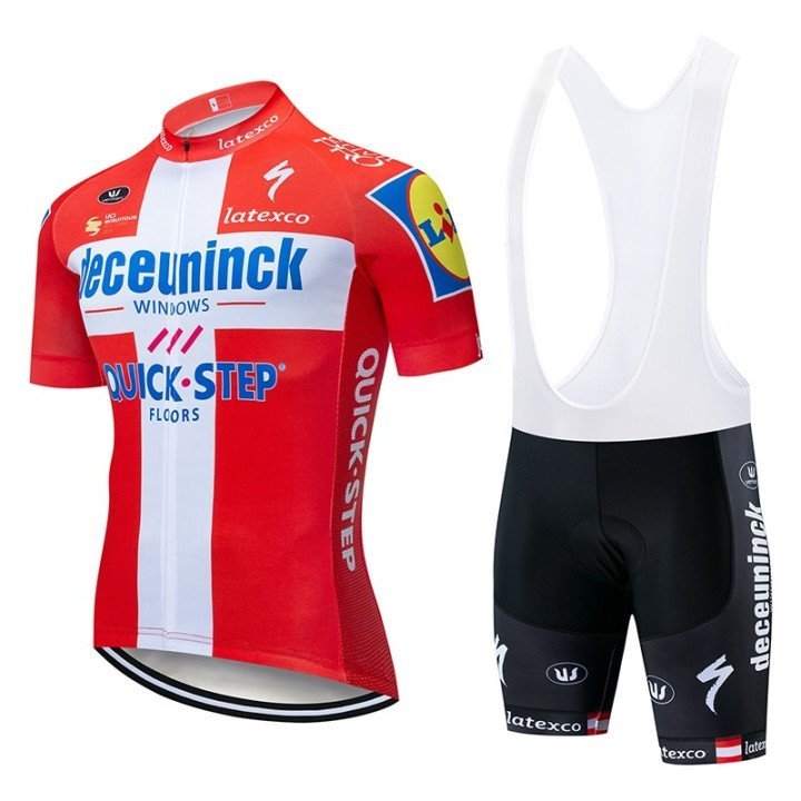 Ropa de ciclismo de verano Deceuninck Quick Step, compra cómoda y fresca