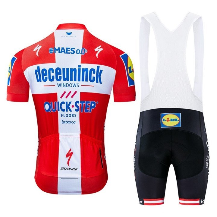 Ropa de ciclismo de verano Deceuninck Quick Step, compra cómoda y fresca
