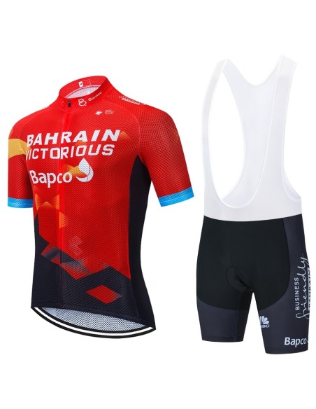Ropa de ciclismo de verano BAHRAIN Victorious para estar cómodo y fresco