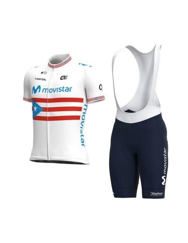 Ropa de ciclismo de verano Movistar: Conjunto corto ideal para pedalear