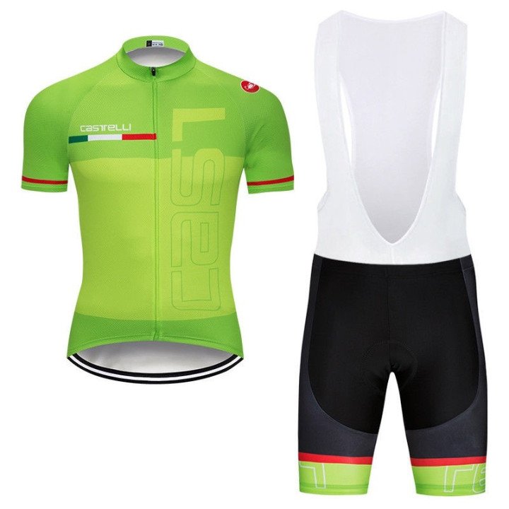 Equipación corta Castelli para ciclistas que buscan comodidad y estilo