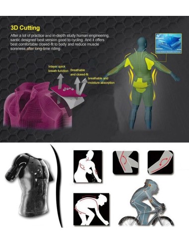 Conjunto corto de ciclismo cómodo y fresco para tus rutas