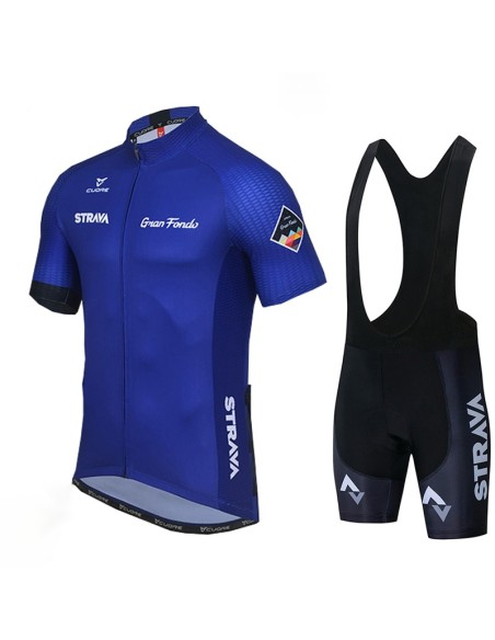 Equipación corta de ciclismo STRAVA para disfrutar al máximo en tus rutas