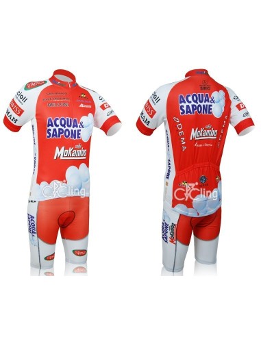 Equipación corta de ciclismo ACQUA SAPONE para un pedaleo cómodo