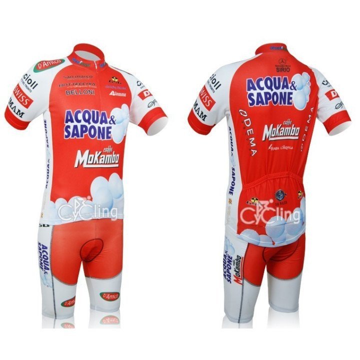 Equipación corta de ciclismo ACQUA SAPONE para un pedaleo cómodo