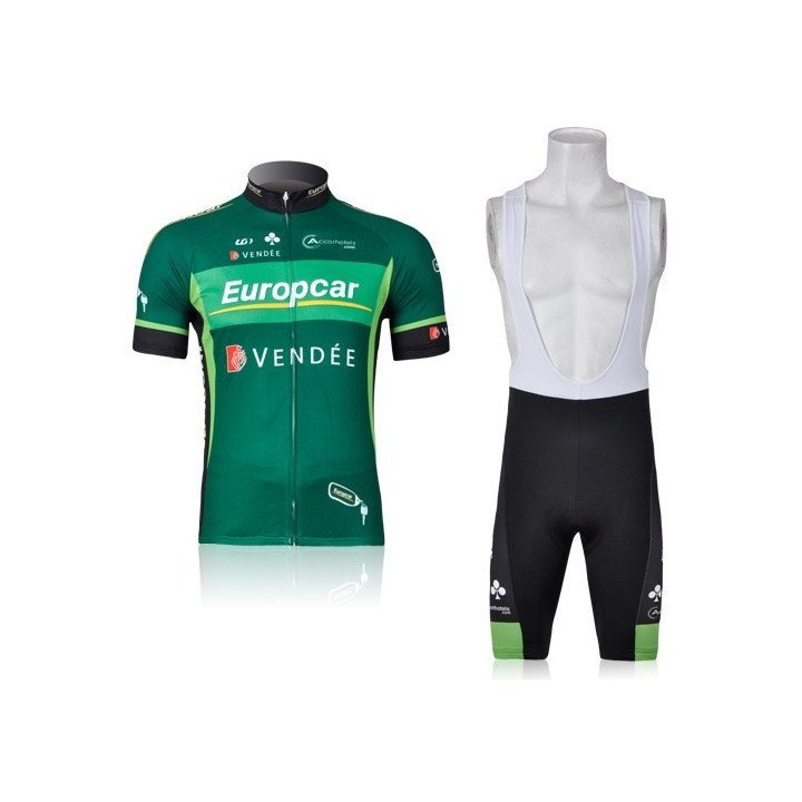 Conjunto corto de ciclismo Europcar, calidad y comodidad al mejor precio