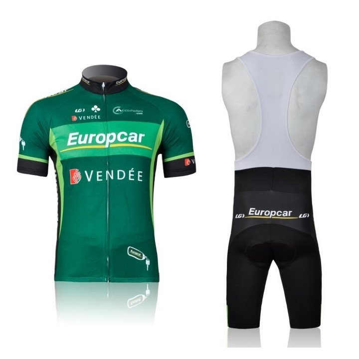 Conjunto corto de ciclismo Europcar, calidad y comodidad al mejor precio
