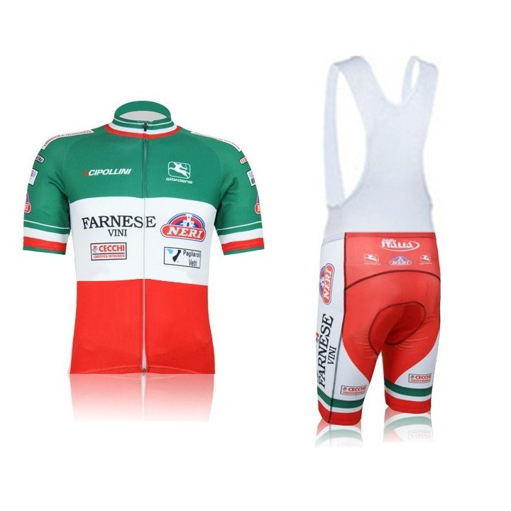 Equipación corta Farnese Vini 2023 para ciclistas a buen precio