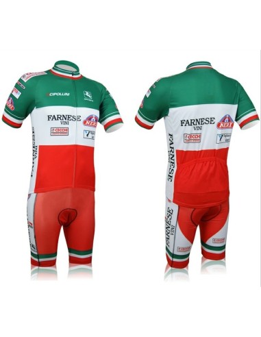 Equipación corta Farnese Vini 2023 para ciclistas a buen precio