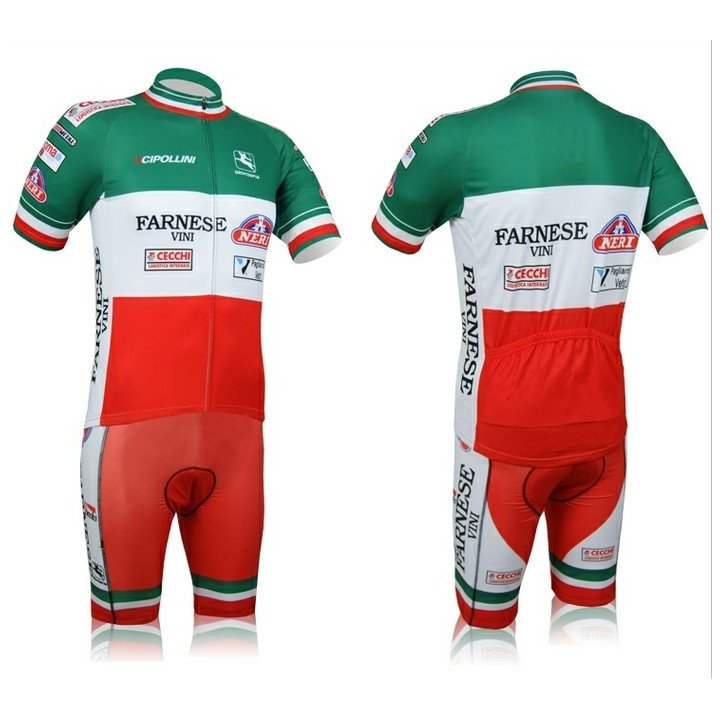 Equipación corta Farnese Vini 2023 para ciclistas a buen precio