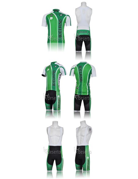 Equipación corta de ciclismo Ireland a buen precio