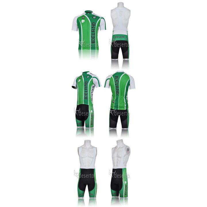 Equipación corta de ciclismo Ireland a buen precio