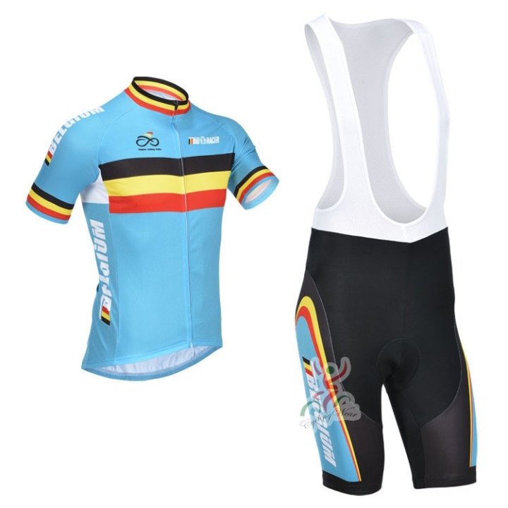 Conjunto de Ciclismo Corto con Tirante Belgium a Buen Precio