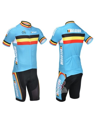 Conjunto de Ciclismo Corto con Tirante Belgium a Buen Precio