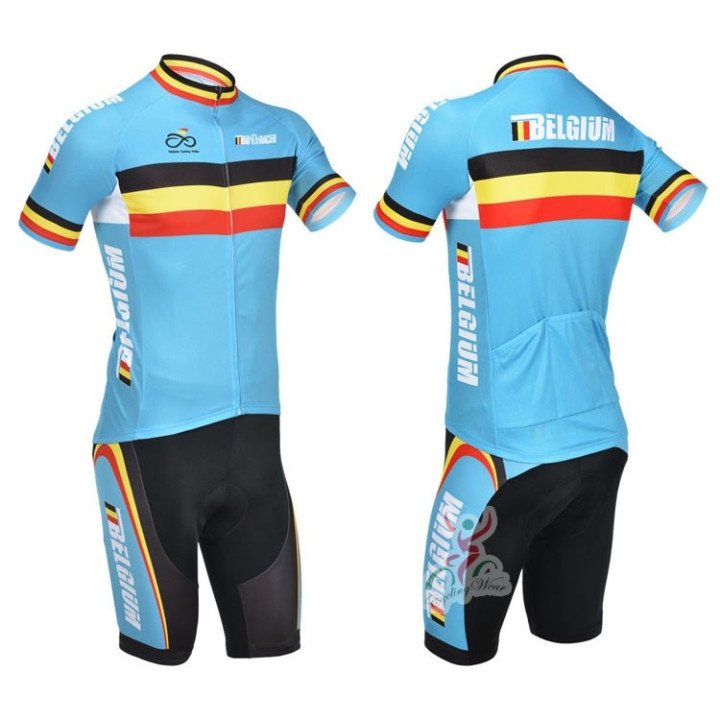 Conjunto de Ciclismo Corto con Tirante Belgium a Buen Precio