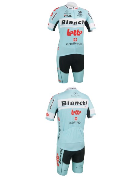 Equipación corta Bianchi para ciclistas a buen precio