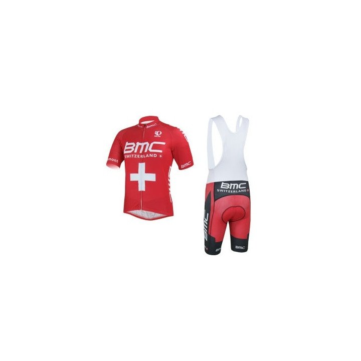 Conjunto de Ciclismo BMC: Equipación Corta y Cómoda para tus Rutas
