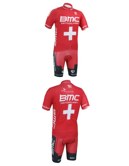 Conjunto de Ciclismo BMC: Equipación Corta y Cómoda para tus Rutas