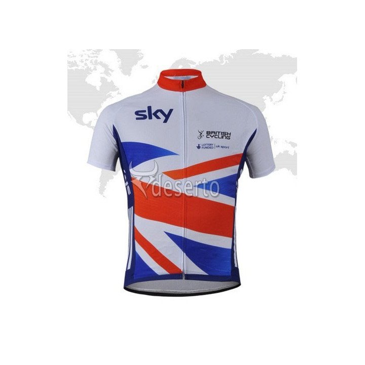 Equipación corta de ciclismo british-sky al mejor precio
