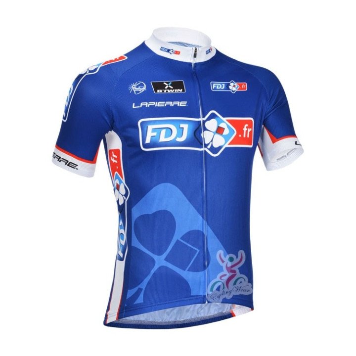 Equipación corta fdj 2023 para ciclistas a buen precio