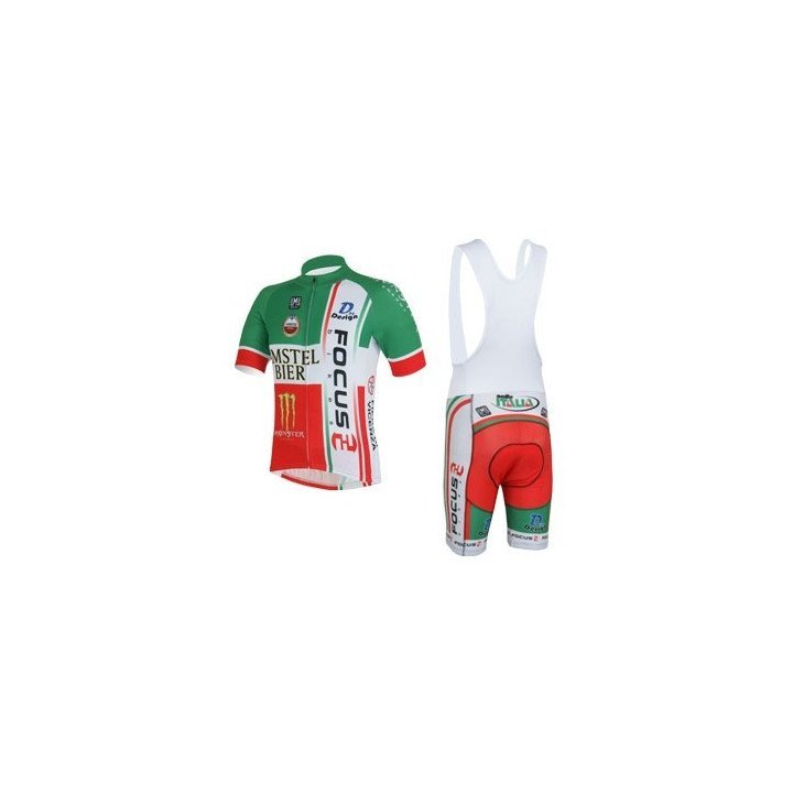 Equipación corta de ciclismo con tirante focus a buen precio