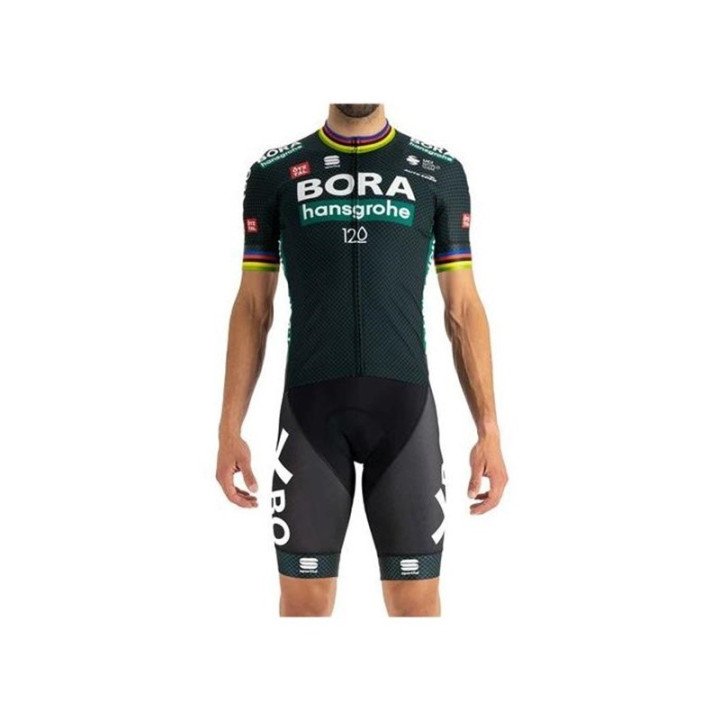 Equipación corta BORA HANSGROHE: Conjunto de ciclismo cómodo y a buen precio