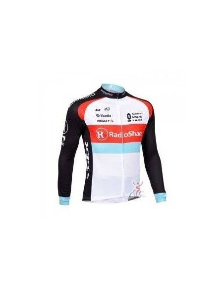 Maillot largo térmico Radioshack para ciclistas: comodidad y estilo en cada ruta